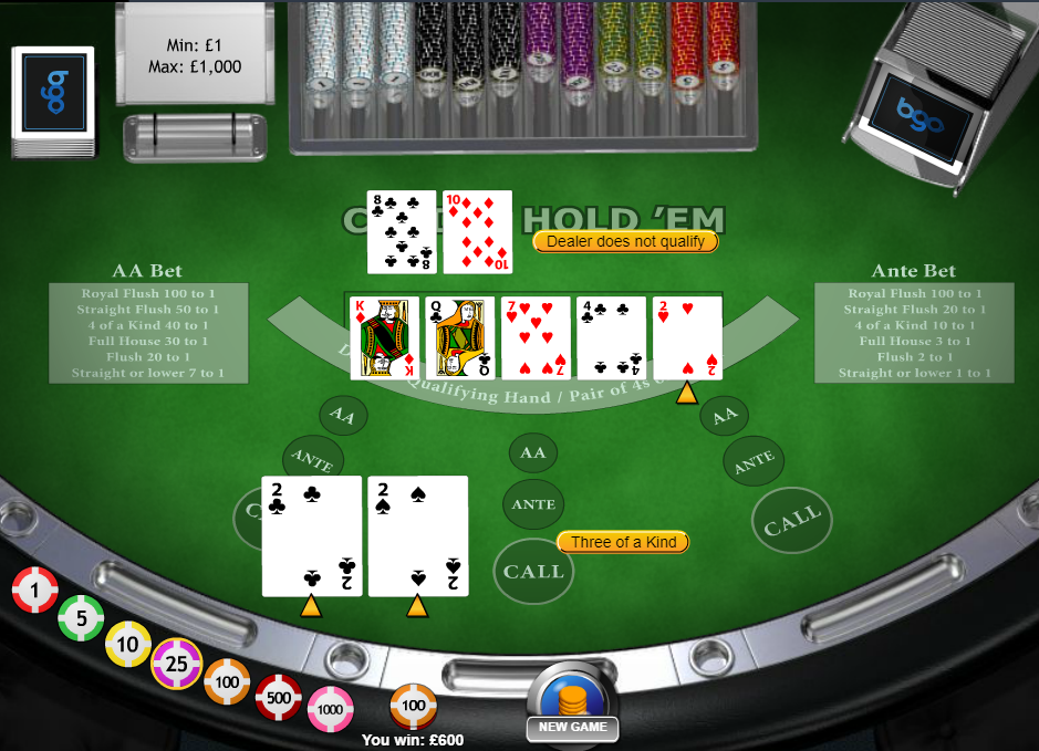 Покерный стол онлайн