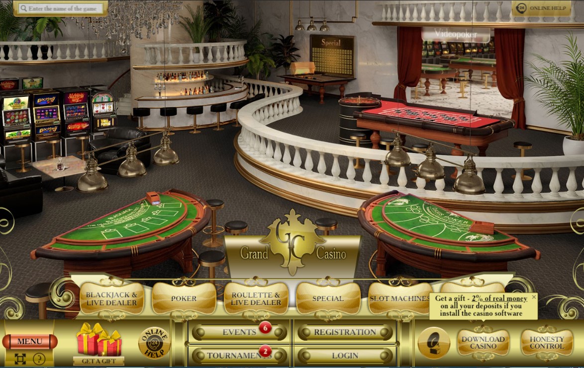 Главная страницв Grand Casino